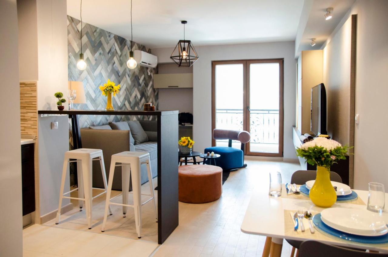 Stylish Studio, Skopje Centre - Private Parking - Panoramic Views Luaran gambar